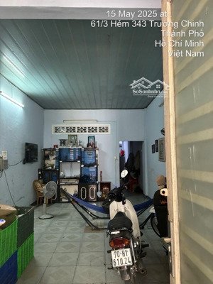 mt hẻm nhựa 6m, sát đường trường chinh, tân thới nhất, q12 hẻm ngay chợ lạc quang kd được