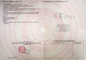 bán lô đất mặt tiền đ.ba sa xã phước hiệp củ chi, dt 112m2 , giá 1.3 tỷ, sổ hồng riêng