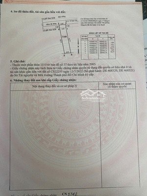 bán đất 75m2 tại đường 22, thạnh xuân, quận 12, giá tốt 3,95 tỷ