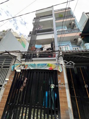 nhà 4 lầu 5pn 3wc dt 3x17.5 btct hẻm 1051 hậu giang, quận 6 bán 5.6 tỷ(tl)