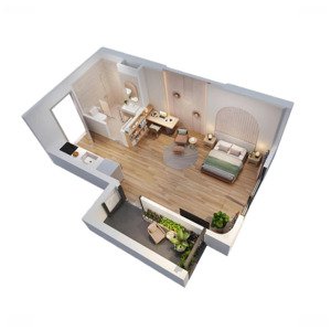 tôi chính chủ bán căn stu sola park 32m toà g3 15a18 view bể bơi. giá 2.5 tỷ bao phí