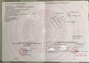 bán đất 82m2 ngõ 183 tân thành, quận dương kinh đường rộng 10m