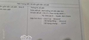 bán gấp đất cây lâu năm của gia đình tại xã vĩnh lộc b - dt 1908m2