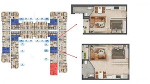 quỹ căn chuyển nhượng 1n - 61 tr/m2 - tầng cao - mặt tiền sông hàn, cho thuê 15tr/ tháng