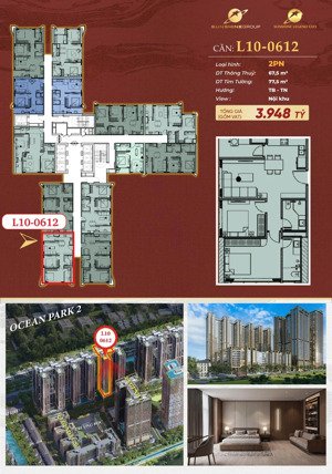 siêu phẩm rẻ nhất sunshine legend city căn góc 2pn, giá chỉ 3,948 tỷ đồng