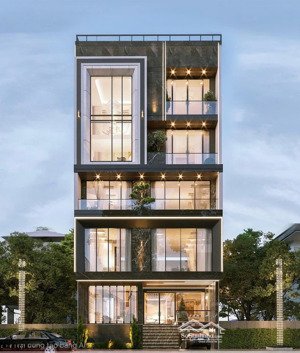 cho thuê nhà mặt đường hồ sen - võ nguyên giáp, ngang 9m, dt 270m2, nhà 4 tầng 1 hầm, có pccc