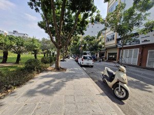 bán đất phố trạm cổ linh, long biên, 110m2, giá 42 tỷ, phân lô ô tô tránh vỉa hè view công viên