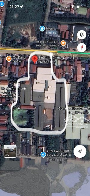 bán lô đất nhà ở, siêu thị, xưởng 12.800 m2, quốc lộ 2, phù lỗ, sóc sơn, hà nội, giá 450 tỷ vnd