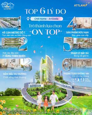 Bán căn hộ Art Stella 1 phòng ngủ, giá chỉ 2,5 tỷ