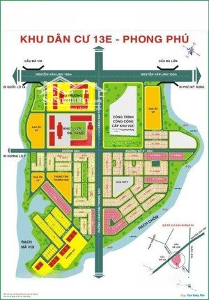 bán dn 100m2 tại kdc làng việt kiều phong phú 13e, 4,4 tỷ, bình chánh, hcm giá siêu hời