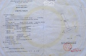 cần bán lô đất 231,8m2 ngang 6,2 thanh sơn kiến thụy giá chỉ 15 triệu hơn