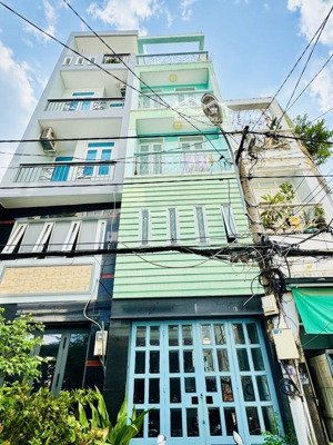 6,6 tỷ nhà mặt tiền 5 tầng đường diên hồng quận bt. kế chợ bà chiểu