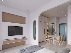 căn hộ 1pn tách bếp mới 100% ngay lê quang định gần chợ bà chiểu giáp quận 1,3 - thang máy, an ninh