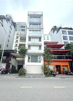 cho thuê toà nhà mp trần duy hưng. diện tích 100m x 7 tầng. mt 5.5m. lh 