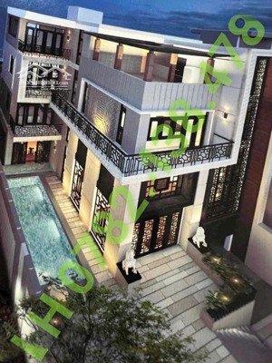 bán village thủ đức : 12.5 x 24 / 5 tầng thang máy hồ cá koi sân đậu 5 xe hơi , 4 pn master.