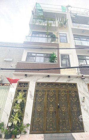 lê thúc hoạch, 5,3m x 12m, 4 tầng btct, hxh đỗ cửa, gần chợ tân hương, giáp tân bình, chỉ 9.x tỷ