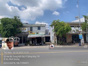 bán nhà mặt tiền hai bà trưng, 223.3m2, ngang 7,4m hàng hiếm tại dĩ an, lh: 