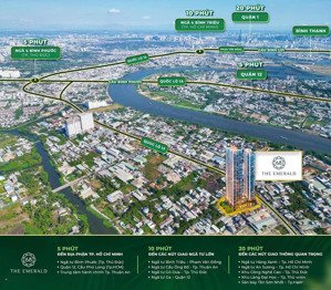 căn góc 3pn emerald 68 trải nghiệm sống triệu đô, view sông & landmark 81