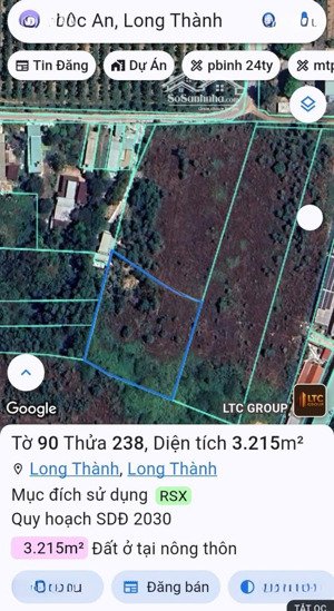 đất lộc an đối diện khu công nghiệp long đức giá tốt