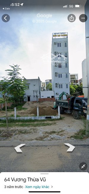 cho thuê 500m2 đường vương thừa vũ sát biển, ngang 25m