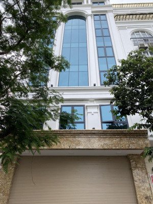 cho thuê mặt phố thiên hiền . dt : 60 m * 7 tầng . mt : 5m . thông sàn, thang máy