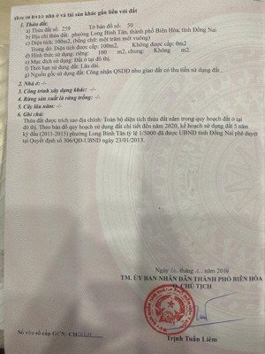 bán nhà phường long bình tân chính chủ, bán nhà tại phường long bình tân