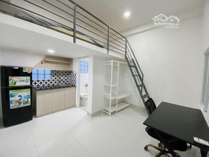 phòng gác full nt 4,7tr có thang máy, máy giặt, bảo vệ ngay trần quý cáp bình thạnh