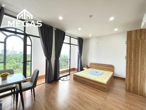 khai trương căn hộ studio 2 ban công - nội thất sang trọng, đầy đủ - thoáng mát