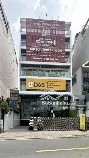 bán gấp tòa nhà nguyễn văn đậu bình thạnh (10x22m)- hầm 7 tầng- hđt: 220 triệu - giá 60 tỷ