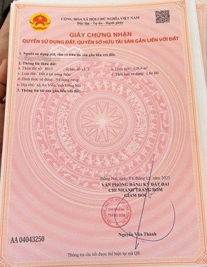 bán đất nền 128,3m2 tại trần vĩnh lộc, an viễn, trảng bom, đồng nai, giá tốt 1,35 tỷ