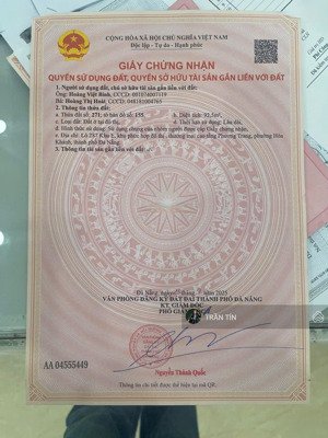 lô đất mặt tiền đường hoà phú 28, diện tích : 92.5m2, giá bán : 6 tỷ 550