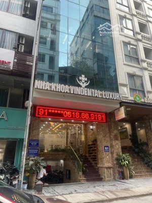 chính chủ bán tòa nhà 9 tầng 1 hầm mặt phố vũ phạm hàm mặt tiền 6m ,diện tích 145m giá 86 tỷ