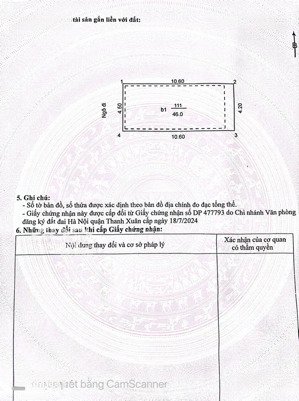 hàng hiếm thanh xuân! dòng tiền 750 triệu/năm. 46m2 mt 4.5m, sát hồ, 7 tầng. pháp lý chuẩn pccc