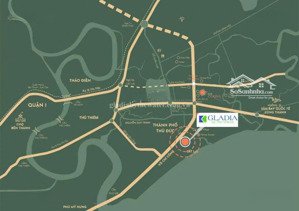 bán nhà phố gladia the water giá 25 tỷ trung tâm q.2 huỳnh thư 