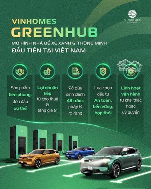 duy nhất suất đỗ xe định danh vinhomes giảng võ, tiềm năng tăng giá cao, dòng tiền hàng tháng tốt