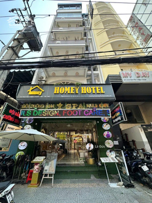 bán khách sạn 7 tầng 2 mặt tiền nguyễn thiện thuật, ngang 6,4m diện tích 184m2. giá chỉ 320tr/m2