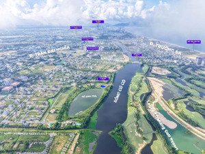 bán đất biệt thự hai mặt tiền siêu hiếm tại khu đô thị fpt đà nẵng, có tổng diên tích 1112,7m2