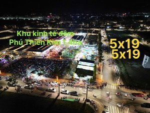 bán 2 lô liền kề đối diện chợ đêm phú thiên kim vị trí kinh doanh sầm uất, dân cư đông đúc!