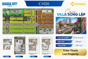 độc quyền căn c10 biệt thự song lập casa villa blanca city by sun group