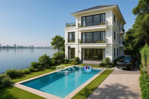 bán biệt thự mặt hồ tây phố tô ngọc vân, quảng an, tây hồ, hà nội giá công khai 180 tỷ