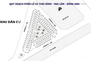 cần bán 80m2 (5x16) đất đấu giá x2 thôn thái bình xã đông anh tp hà nội đường rộng 15m vỉa hè 3m