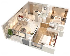bán cc khải hoàn prime, 5,5 tỷ, 76,53m2, 2pn, 2wc tại nhơn đức, nhà bè, hcm giá cực chất