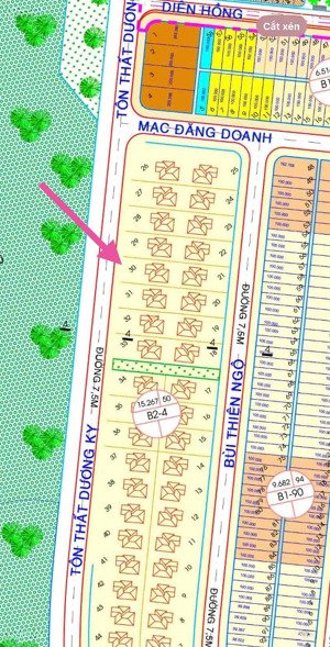 bán đất biệt thự tôn thất dương kỵ view sông, hoà xuân, đà nẵng