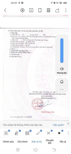 bán đất nền dự án hòa quý city, 9,2 tỷ, 200m2, chính chủ siêu hot