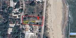 lô góc 3 mặt tiền 1038m trực diện biển - vịnh liên chiểu