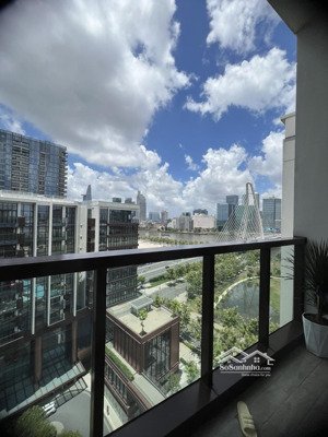galleria: cho thuê penthouse loft 3pn - view cầu ba son, sông sài gòn - nội thất cao cấp