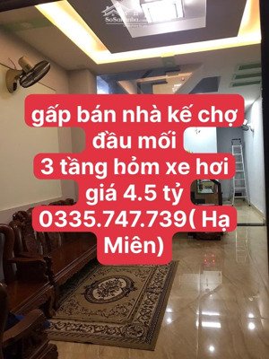 nhà 3 tầng hxh kế chợ đầu mối thủ đức giá chỉ 4.5 tỷ