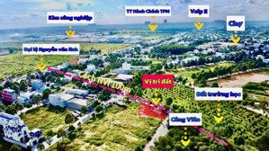 lô góc ngay cạnh kcn kim huy, thủ dầu một