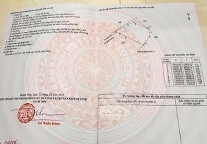 bán đất mặt tiền đường nhựa lên đà lạt ở cầu bà khánh vĩnh. dt 839 m có 300 m thổ cư ngang 28,5 m