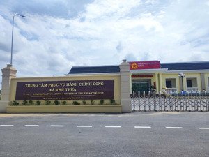 nền đất thổ cư odt đối diện quảng trường 1ha xã thủ thừa chỉ 19tr/m2 sổ riêng công chứng ngay